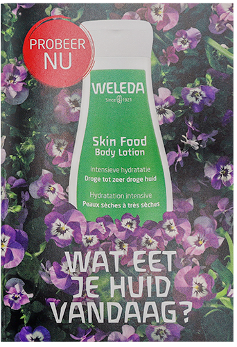 Weleda Skin food body lotion echantillon NL